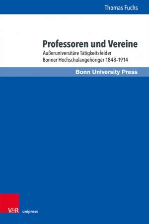 Professoren und Vereine de Thomas Fuchs