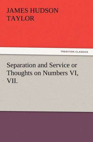 Separation and Service or Thoughts on Numbers VI, VII. de James Hudson Taylor