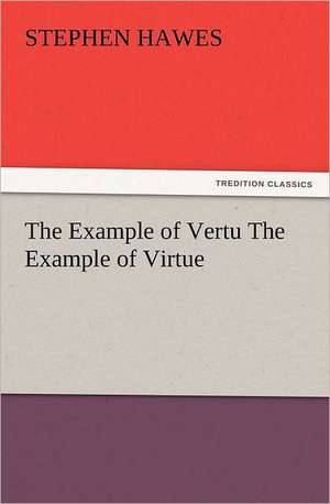 The Example of Vertu the Example of Virtue: Ancient Egypt de Stephen Hawes