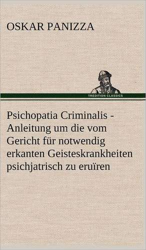 Psichopatia Criminalis de Oskar Panizza