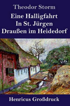 Eine Halligfahrt / In St. Jürgen / Draußen im Heidedorf (Großdruck) de Theodor Storm