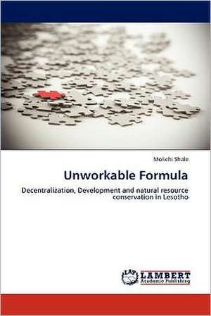 Unworkable Formula de Moliehi Shale