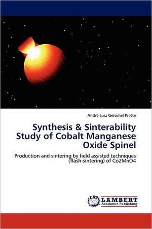 Synthesis & Sinterability Study of Cobalt Manganese Oxide Spinel de André Luiz Geromel Prette