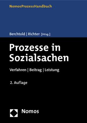 Prozesse in Sozialsachen de Josef Berchtold