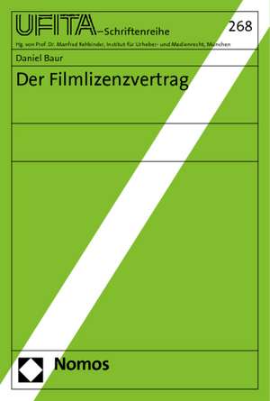 Der Filmlizenzvertrag de Daniel Baur