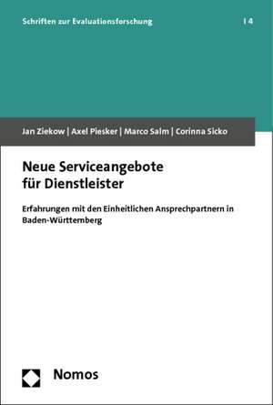 Neue Serviceangebote für Dienstleister de Jan Ziekow