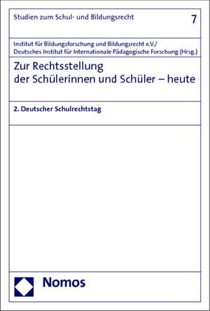 Zur Rechtsstellung der Schülerinnen und Schüler - heute