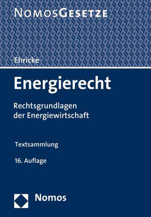 Energierecht de Ulrich Ehricke