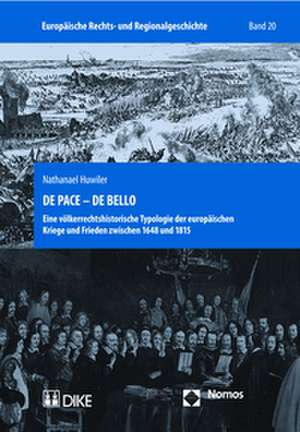 DE PACE - DE BELLO de Nathanael Huwiler