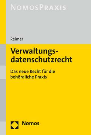 Verwaltungsdatenschutzrecht de Philipp Reimer