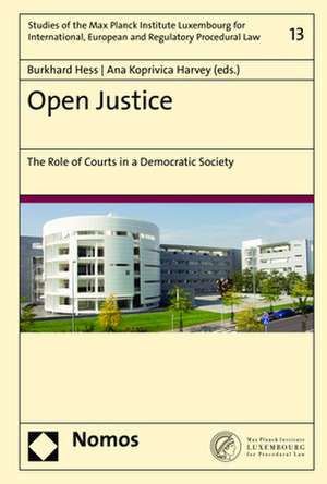 Open Justice de Burkhard Hess