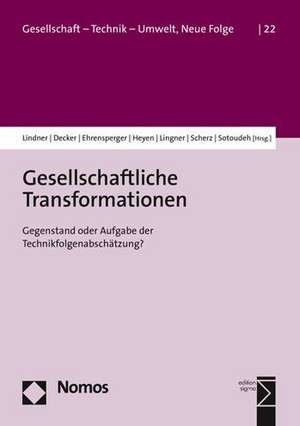 Gesellschaftliche Transformationen de Ralf Lindner