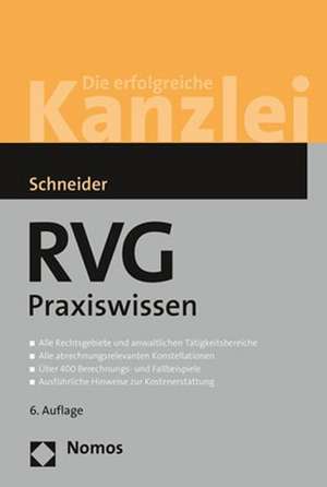 RVG Praxiswissen de Norbert Schneider