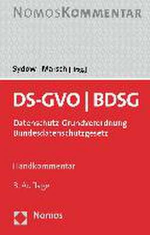 DS-GVO - BDSG de Gernot Sydow