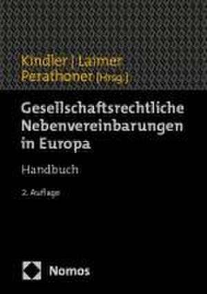 Gesellschaftsrechtliche Nebenvereinbarungen in Europa de Peter Kindler