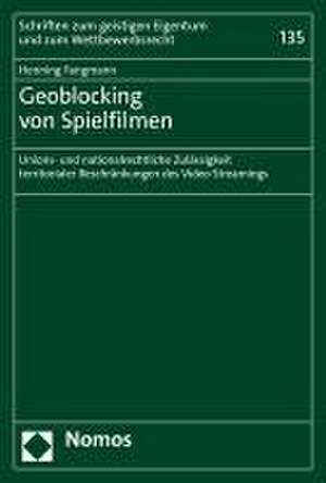 Geoblocking von Spielfilmen de Henning Fangmann