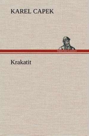 Krakatit de Karel Capek