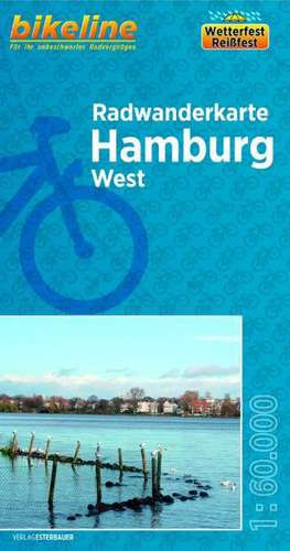 Radwanderkarte Hamburg West 1 : 60 000 RW-HH1 de Esterbauer Verlag