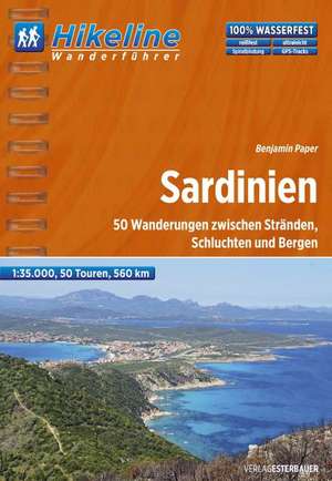 Hikeline Wanderführer Sardinien de Benjamin Pape