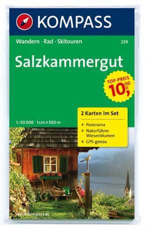 Salzkammergut 1 : 50 000 de KOMPASS-Karten GmbH