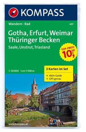 Gotha - Erfurt - Weimar - Thüringer Becken - Saale-Unstrut-Triasland 1 : 50 000