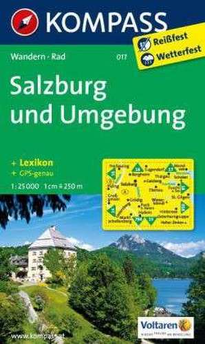 Salzburg und Umgebung 1 : 25 000 de Kompass-Karten Gmbh