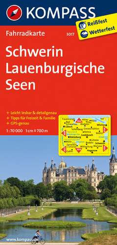 Schwerin - Lauenburgische Seen 1 : 70 000