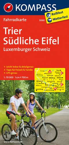 Trier - Südliche Eifel - Luxemburger Schweiz 1 : 70 000