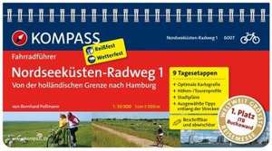 Nordseeküsten-Radweg 01 - Von der holländischen Grenze nach Hamburg de Bernhard Pollmann