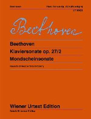 Klaviersonate (Mondscheinsonate). Wiener Urtext Edition. de Ludwig van Beethoven