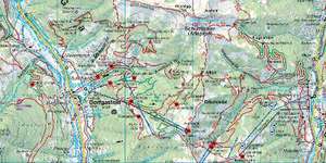 Gasteiner Tal, Wagrain, Raurisertal, Grossarltal 1 : 50 000. WK 191 de Freytag-Berndt und Artaria KG