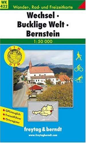 Wechsel, Bucklige Welt, Bernstein 1 : 50 000 de Freytag-Berndt und Artaria KG