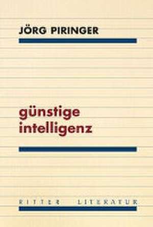 günstige intelligenz de Jörg Piringer