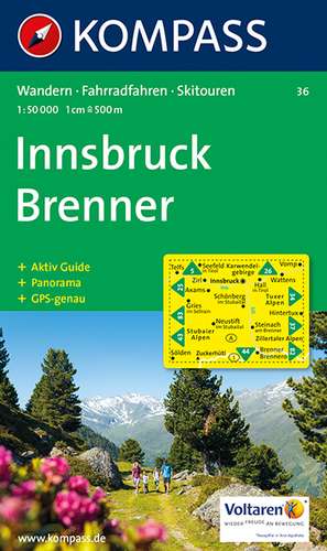 Innsbruck / Brenner 1 : 50 000