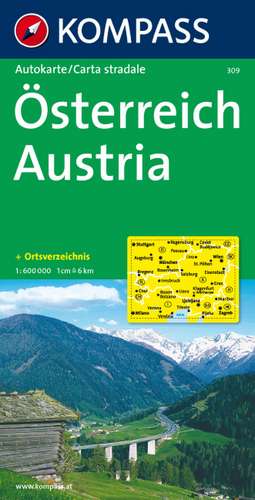 Österreich 1 : 600 000 de KOMPASS-Karten GmbH