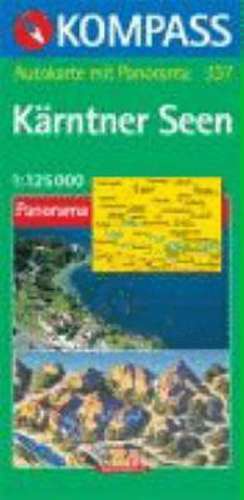 Kärntner Seen - I Laghi della Carinzia 1:125000 de KOMPASS-Karten GmbH