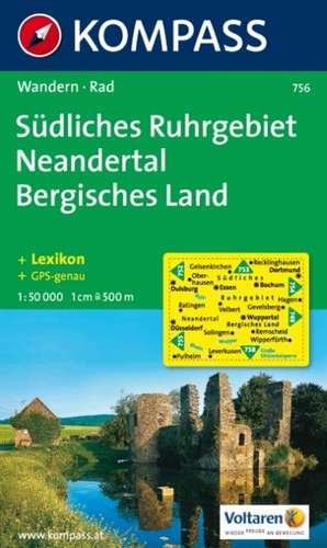 Südliches Ruhrgebiet - Neandertal - Bergisches Land 1 : 50 000