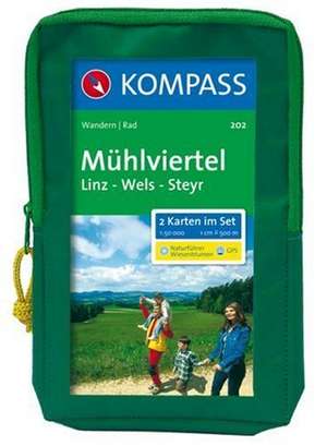 Linz und Umgebung 1 : 50 000. Set Wander- und Bikekarten de KOMPASS-Karten GmbH