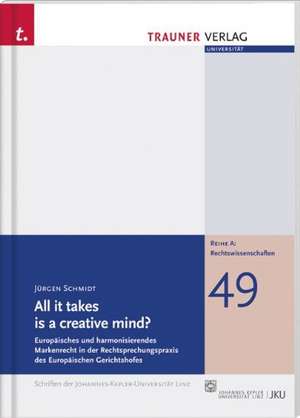 All it takes is a creative mind? de Jürgen Schmidt