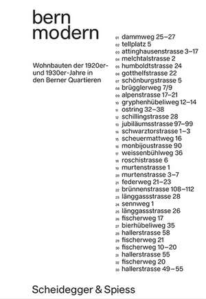 Bern modern de Ralph Gentner