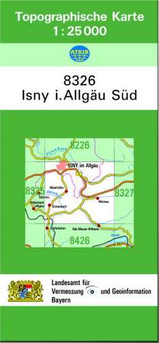 Isny im Allgäu Süd 1 : 25 000