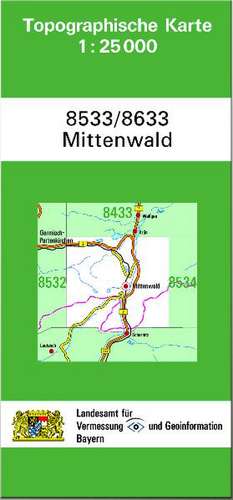 Mittenwald 1 : 25 000