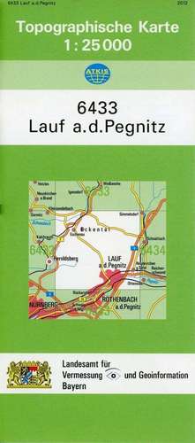 Lauf an der Pegnitz 1 : 25 000