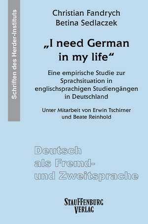 "I need German in my life" de Christian Fandrych