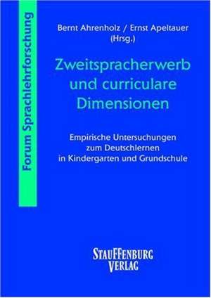 Zweitspracherwerb und curriculare Dimensionen de Bernd Ahrenholz