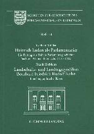 Heinrich Luden als Parlamentarier - Landschafts- und Landtagssyndikus Bernhard Friedrich de Gerhard Müller