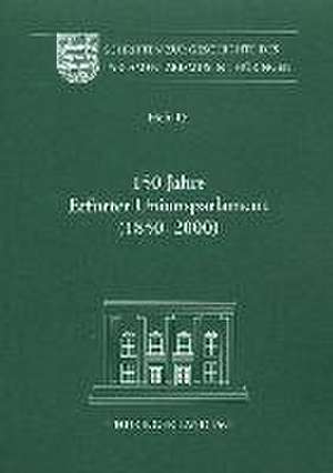 150 Jahre Erfurter Unionsparlament (1850-2000) de Hans W Hahn