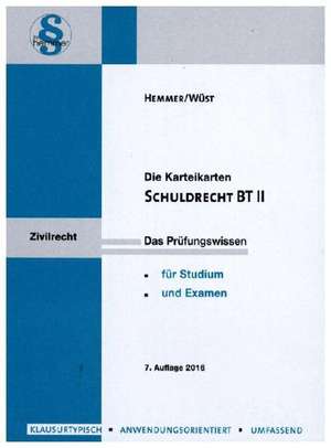 Schuldrecht BT 2 de Karl Edmund Hemmer