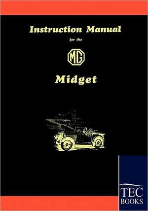 Instruction Manual for the MG Midget de Anonym Anonym