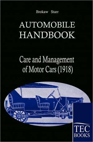 Automobile Handbook de Clifford Brokaw